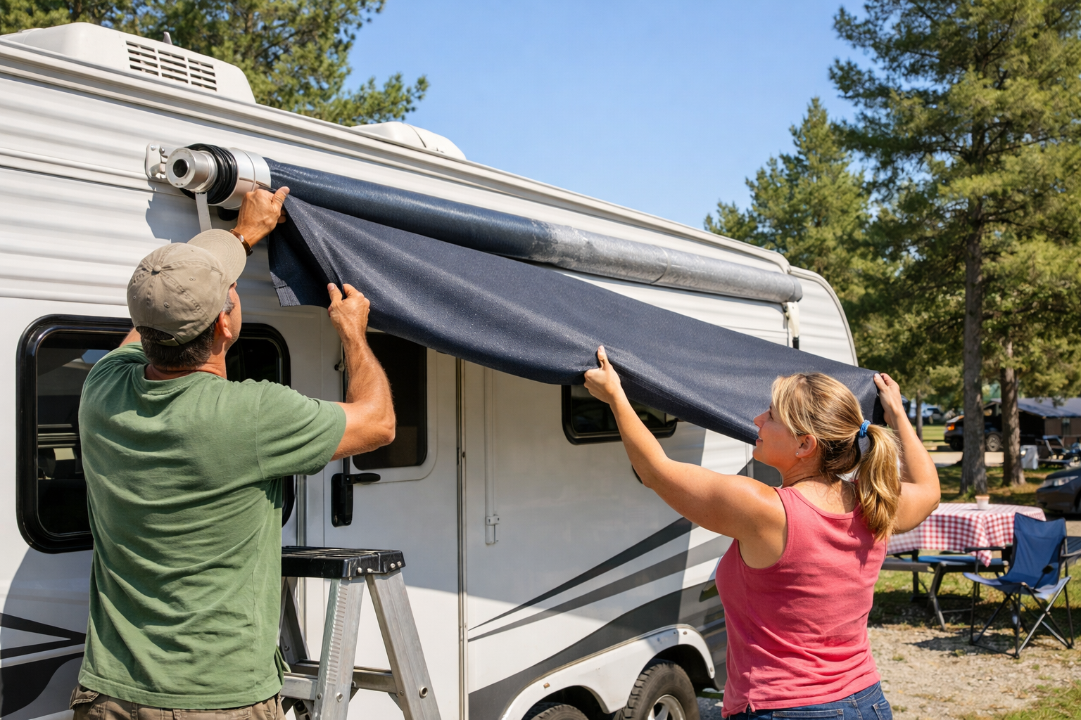 AIRSTREAM BAMBI 16RB - Awning Fabric Replacement