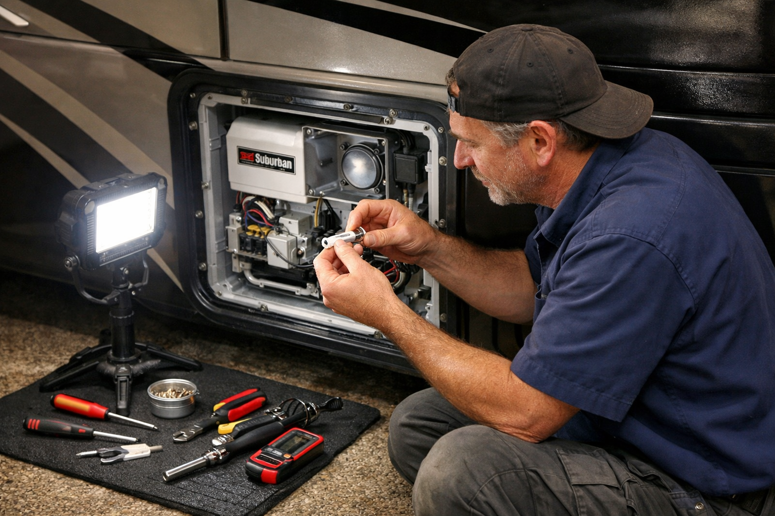 American Coach American Eagle – Furnace Igniter & Control Board Replacement