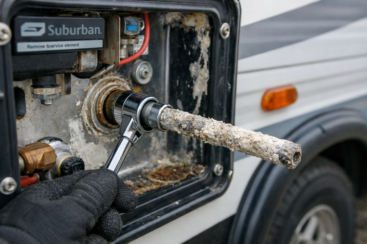 COACHMEN CATALINA 253RKS - Water Heater Thermostat Replacement