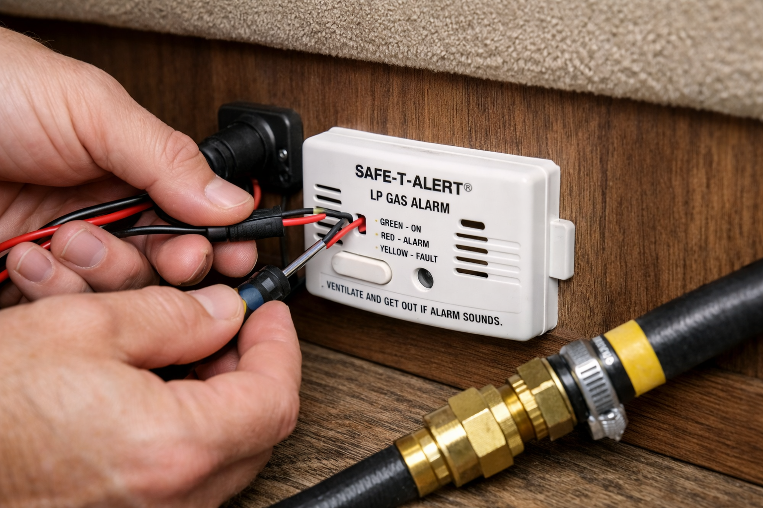 DUTCHMEN ASPEN TRAIL 2060BH - LP Gas Detector Replacement