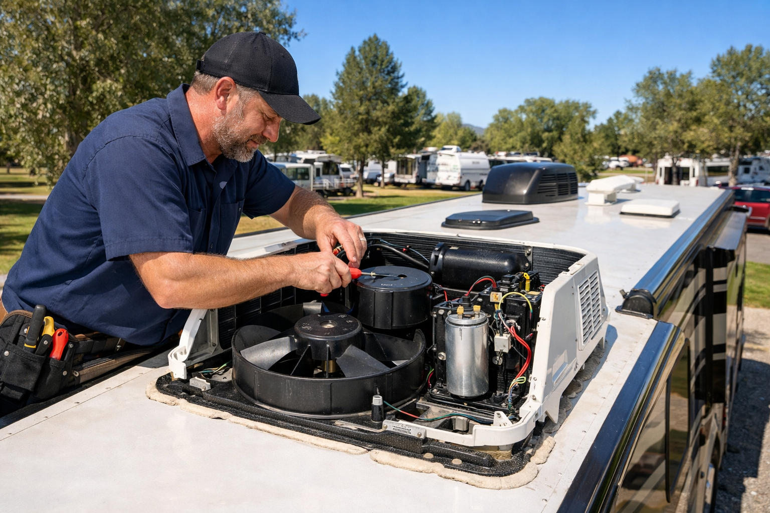 Entegra Aspire – AC Capacitor & Fan Motor Service