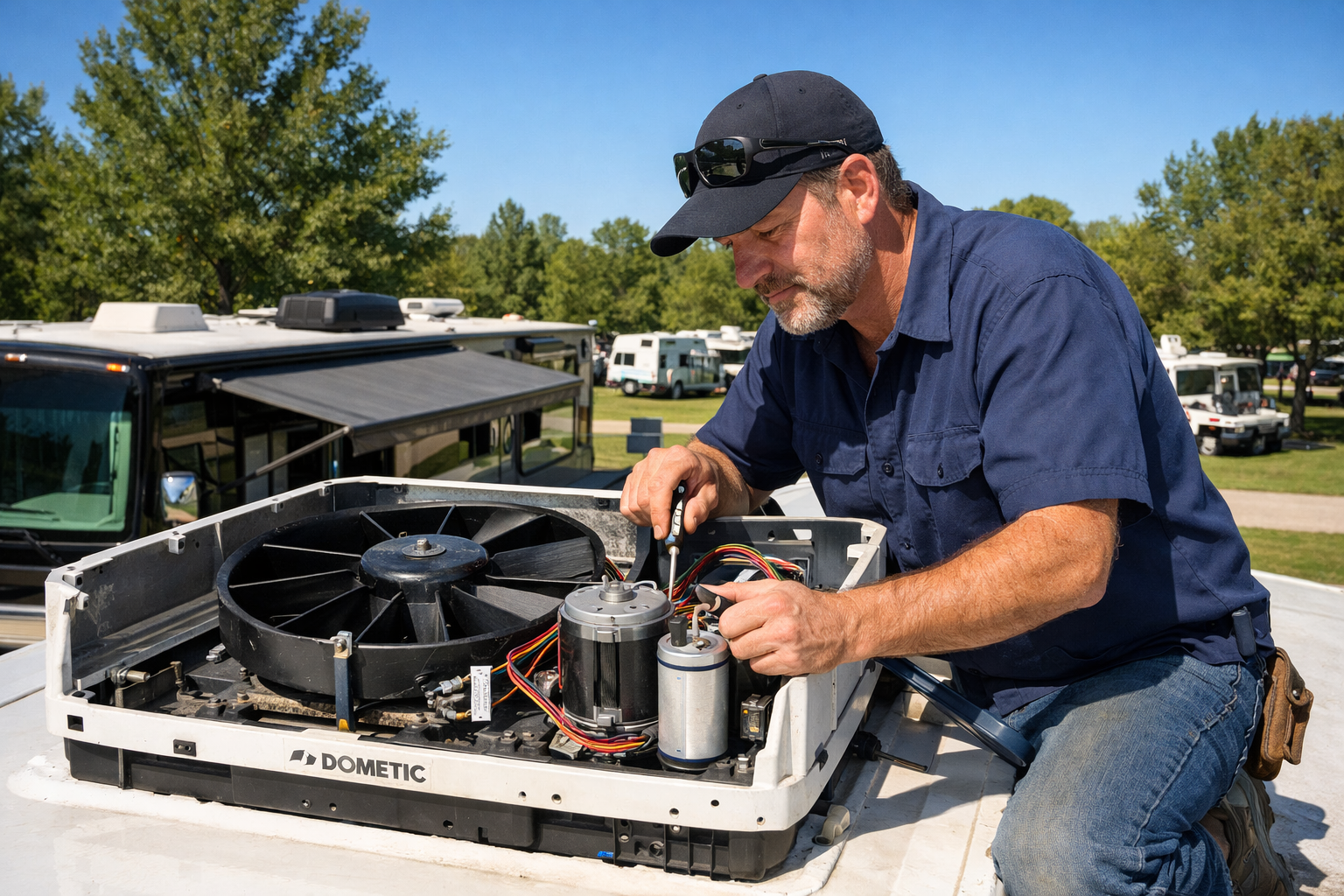 Entegra Odyssey – AC Capacitor & Fan Motor Service