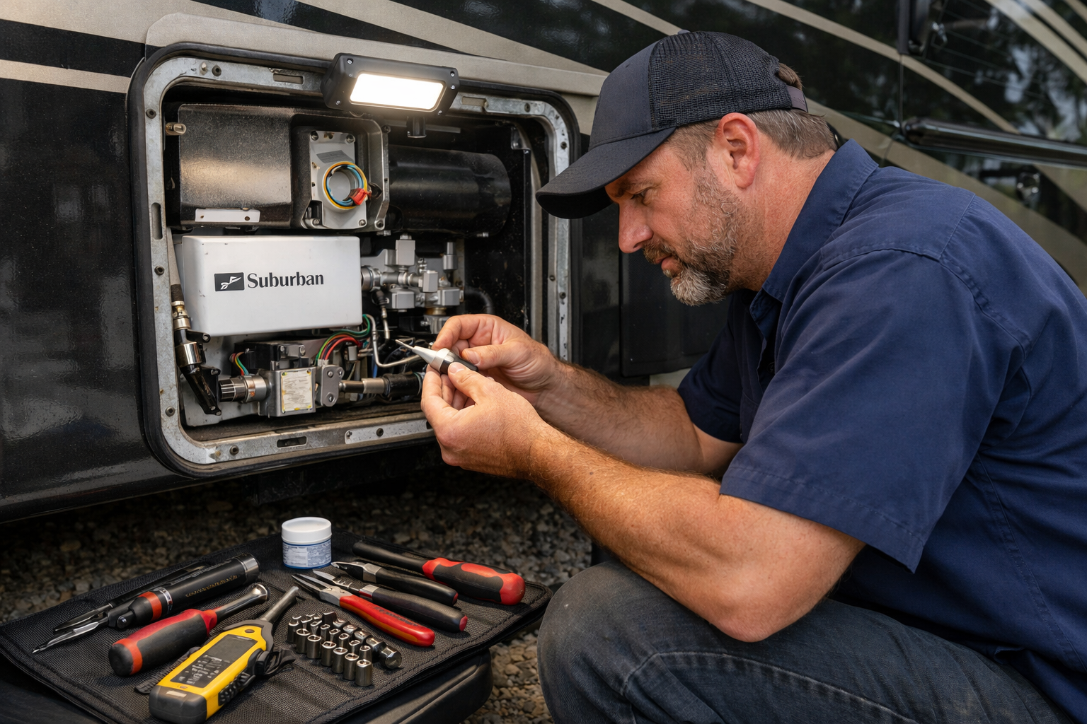 Fleetwood Bounder – Furnace Igniter & Control Board Replacement