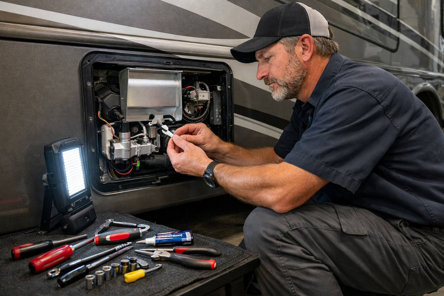 Holiday Rambler Navigator – Furnace Igniter & Control Board Replacement