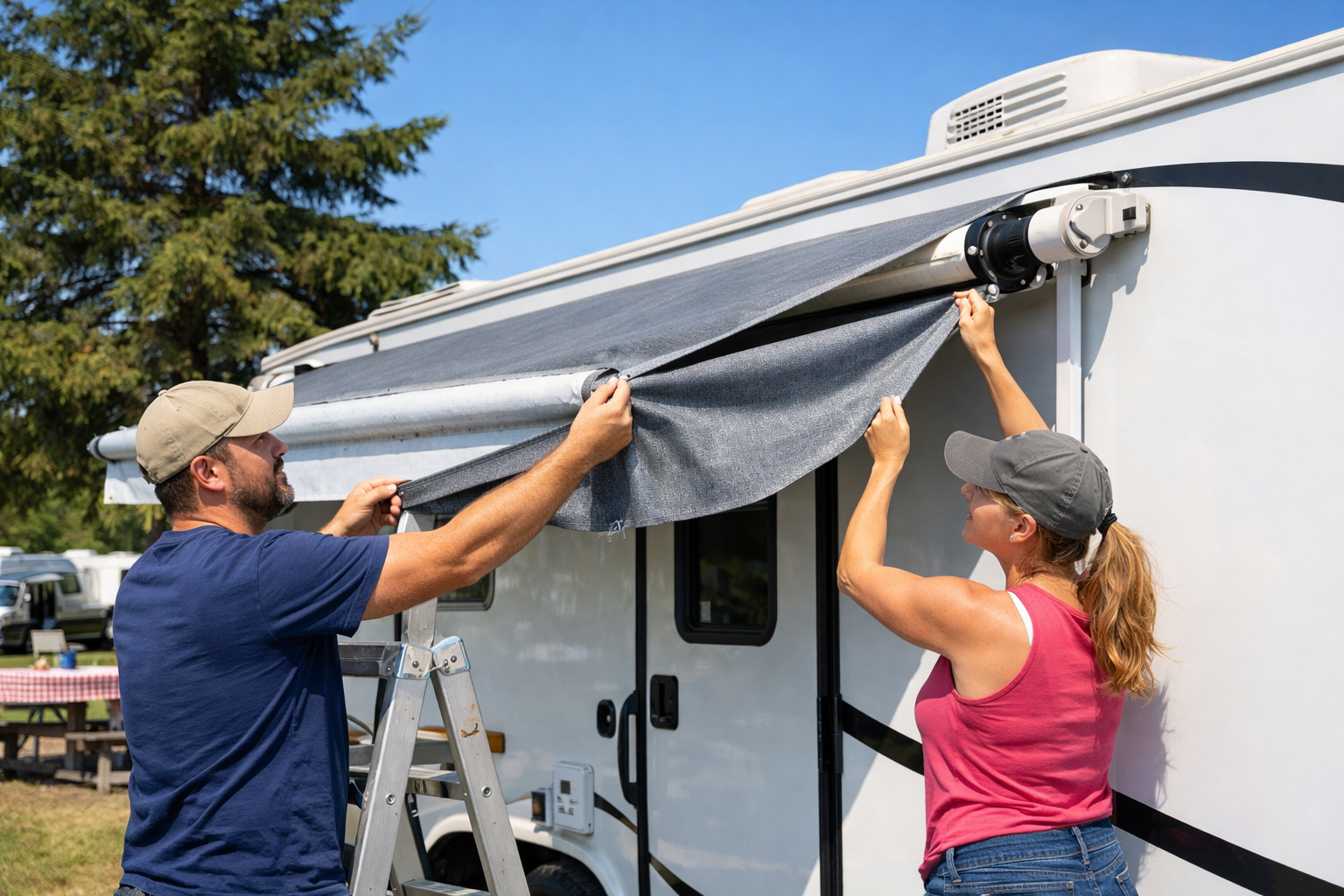 KZ SPORTSMEN CLASSIC 160RBT - Awning Fabric Replacement