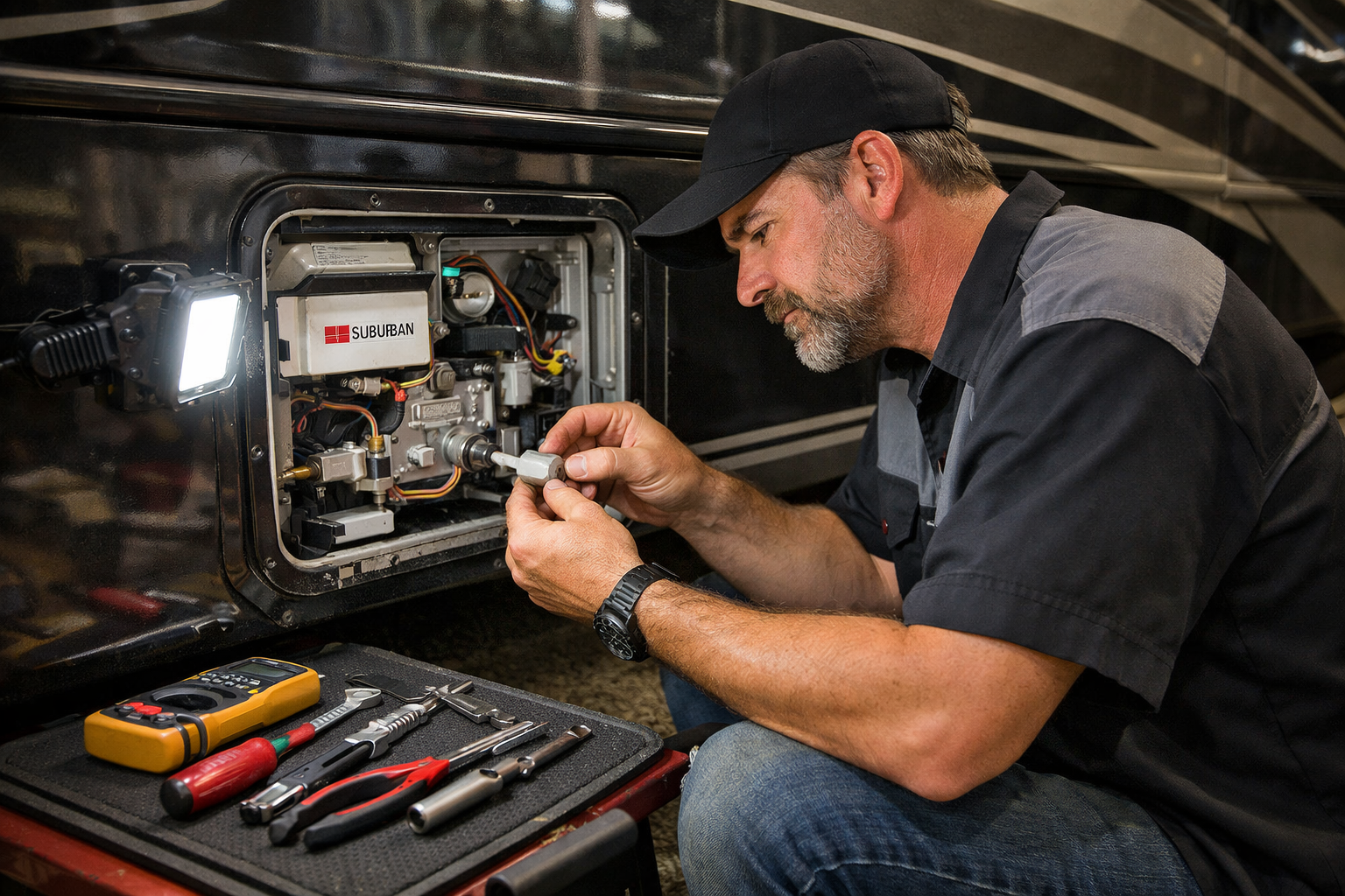 Newmar Dutch Star – Furnace Igniter & Control Board Replacement