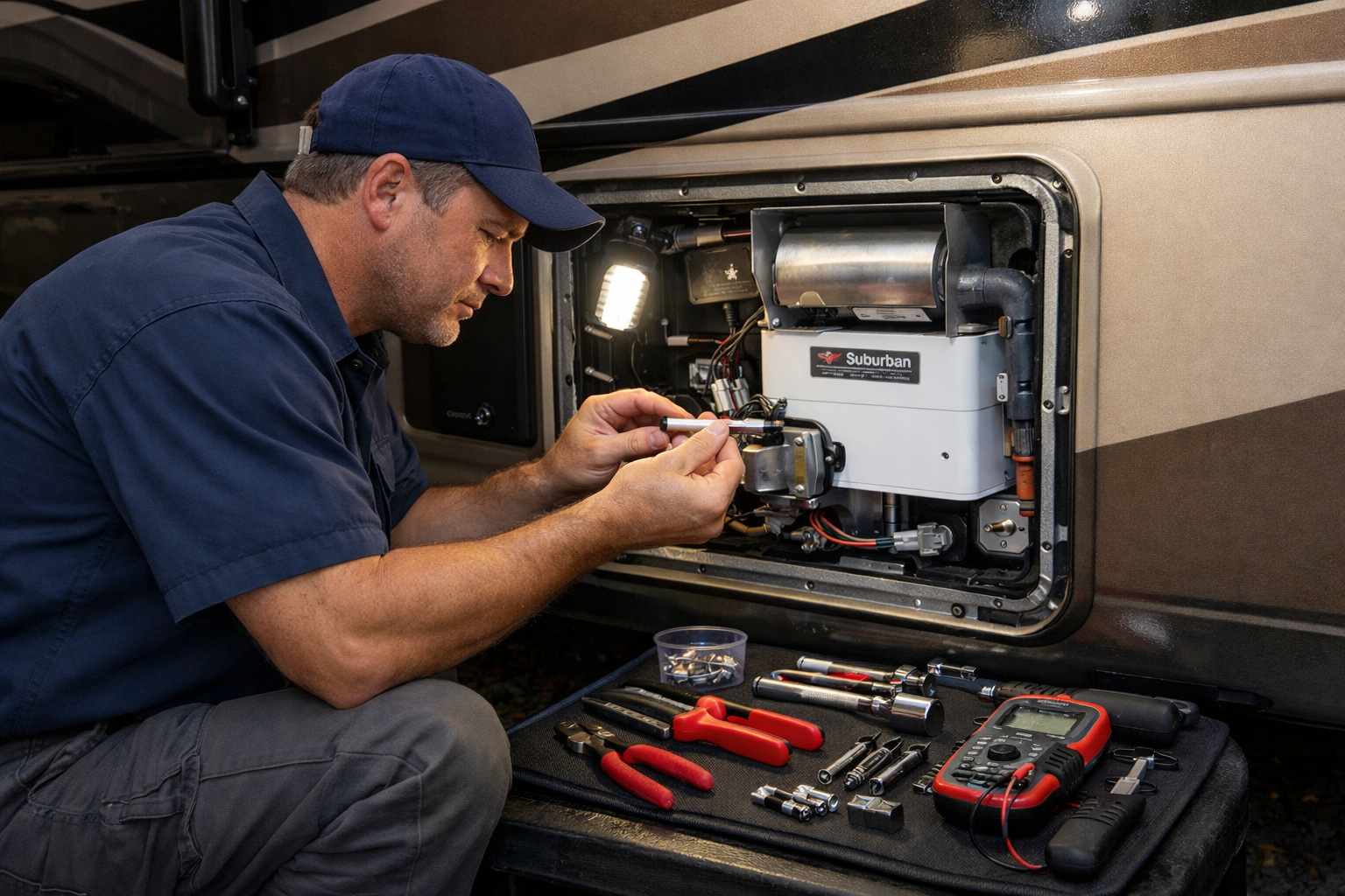 Newmar King Aire – Furnace Igniter & Control Board Replacement