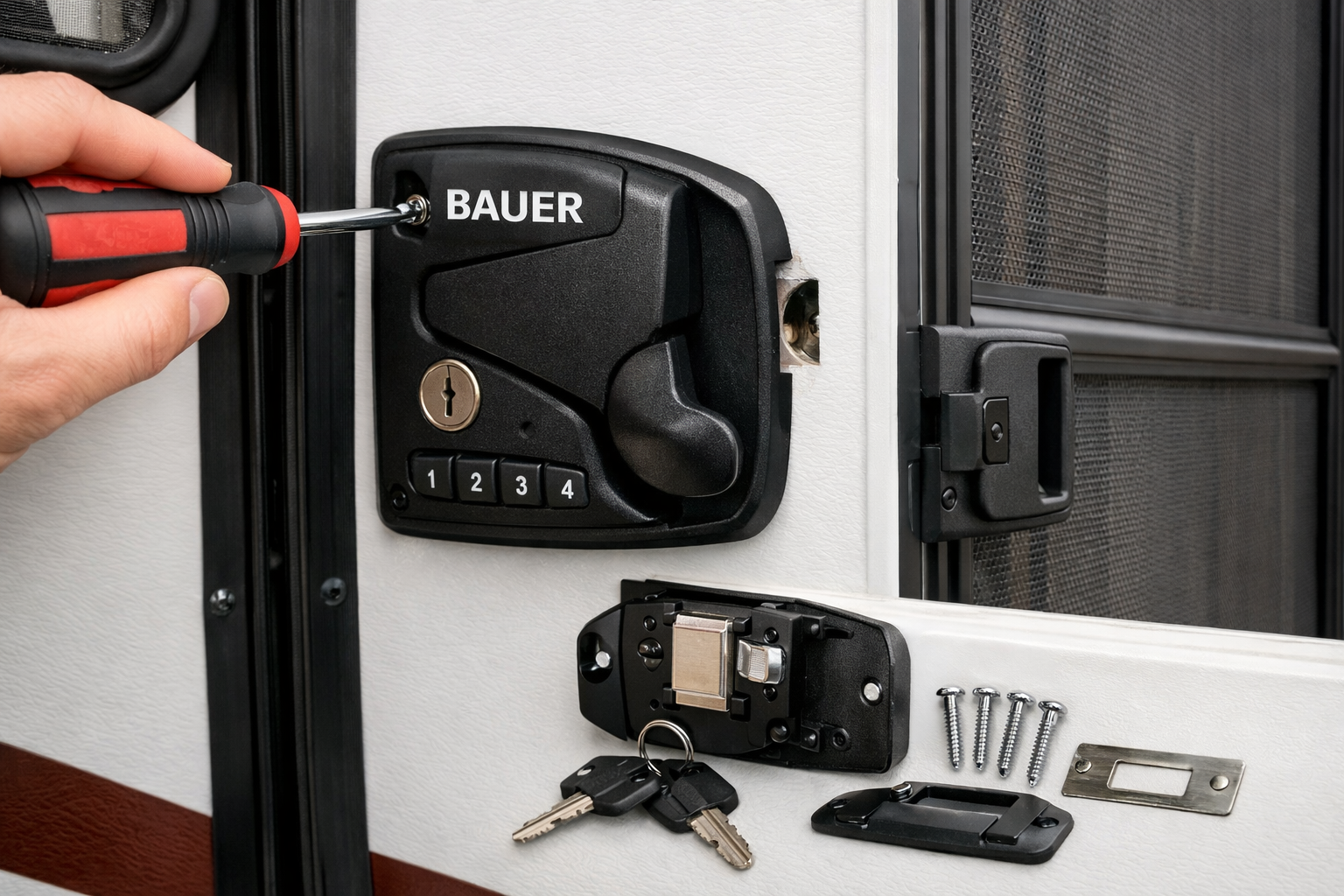 PALOMINO PUMA 25RLSS - Entry Door Lock Replacement