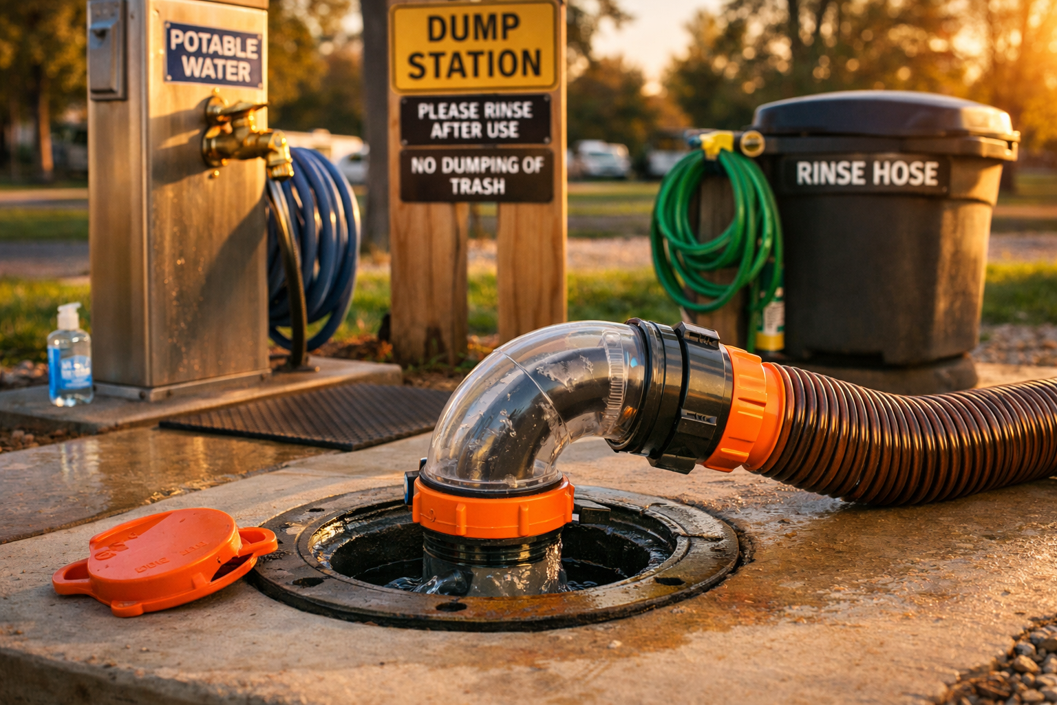 RV Black & Gray Water Tank Cleaning, Sensor Repair & Odor Control