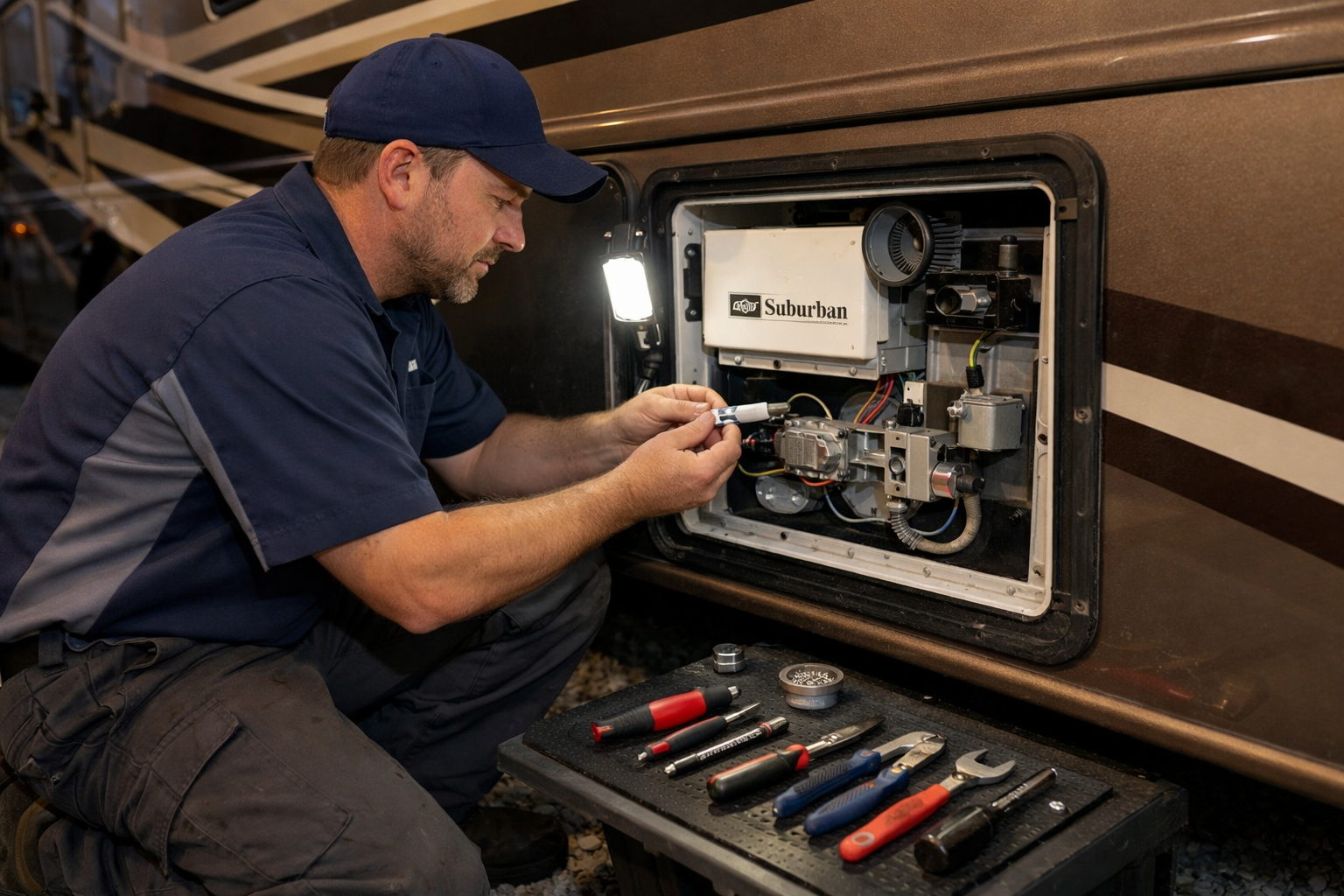 Thor Four Winds – Furnace Igniter & Control Board Replacement