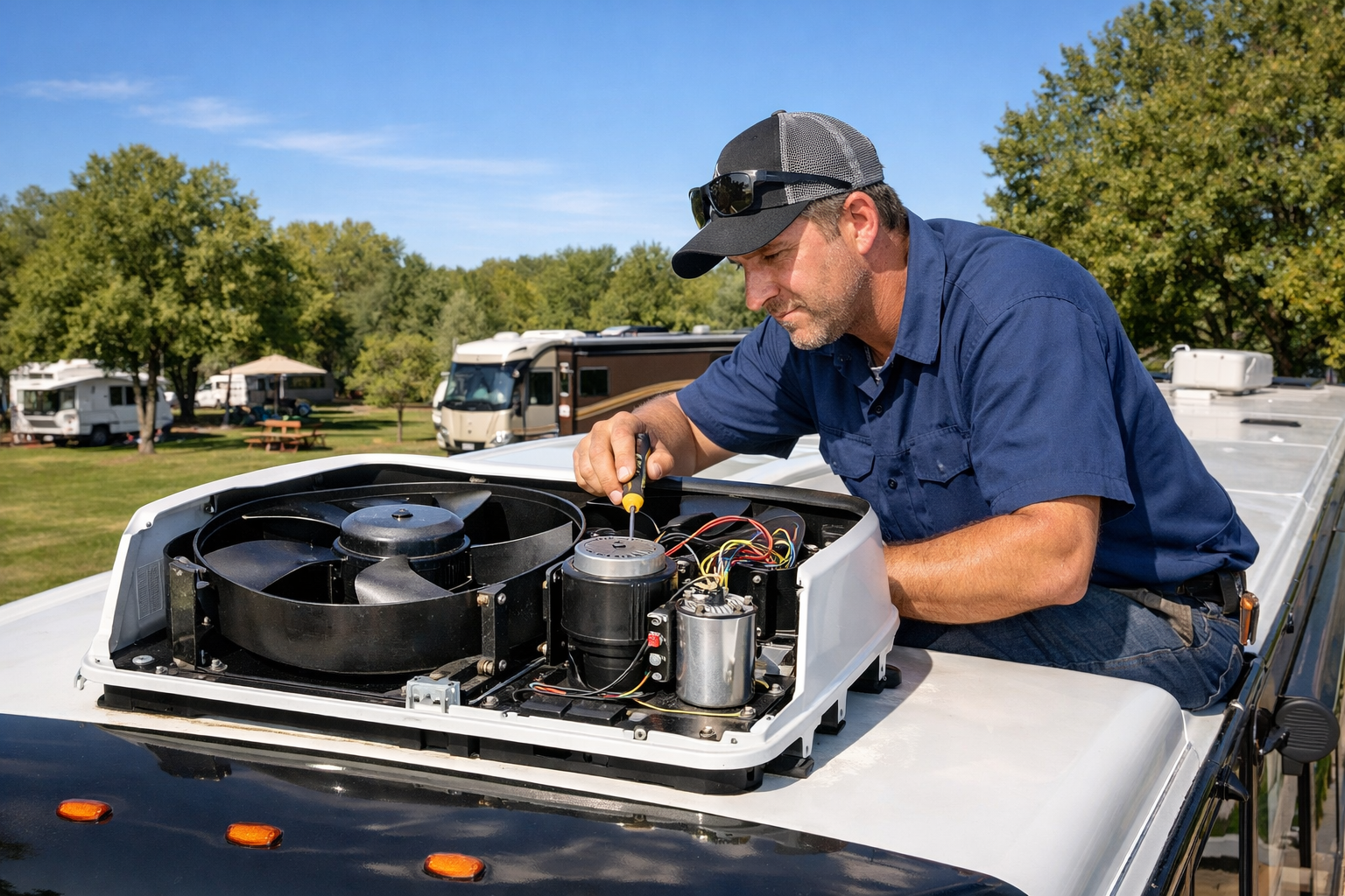 Thor Gemini – AC Capacitor & Fan Motor Service