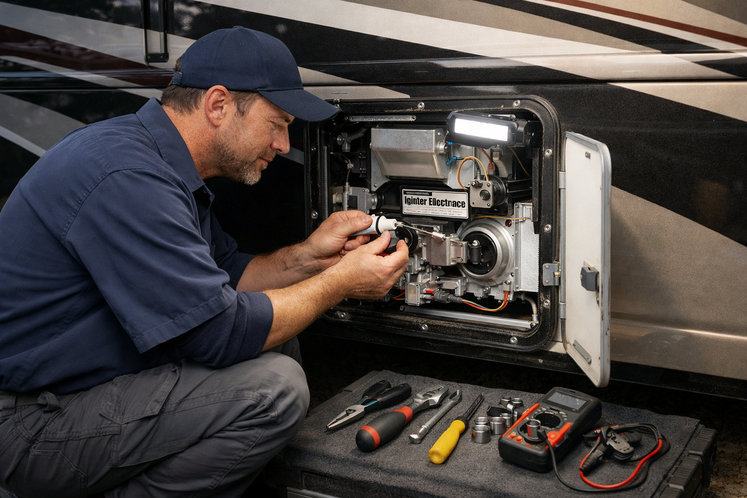 Tiffin Allegro Bus – Furnace Igniter & Control Board Replacement