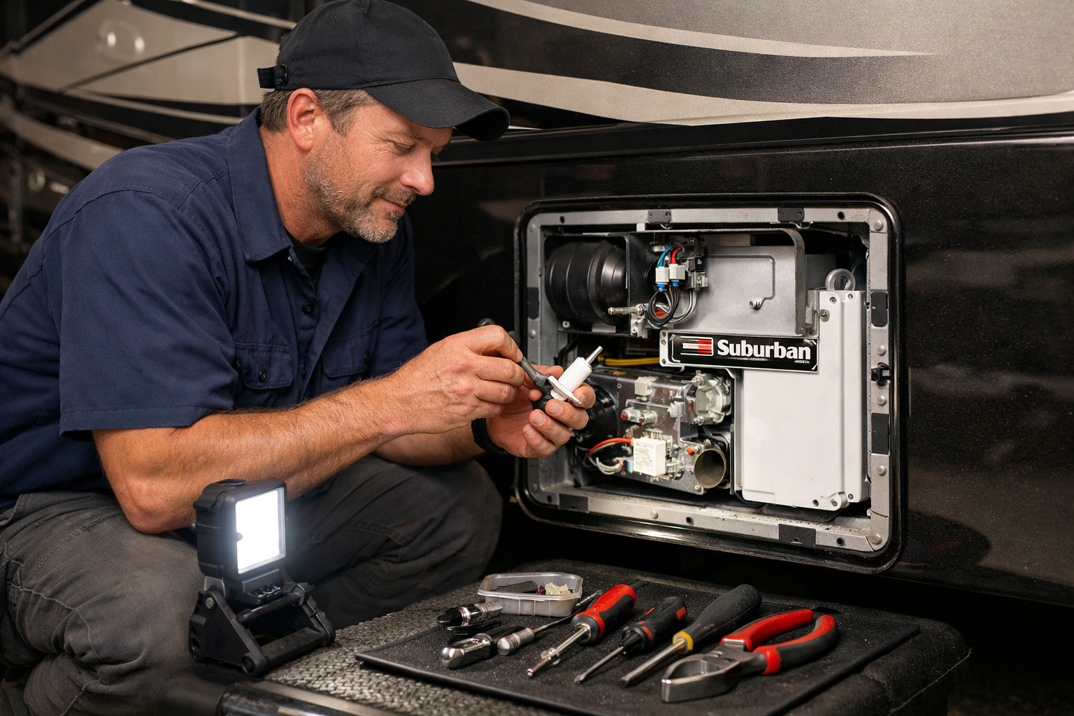 Tiffin Open Road Allegro – Furnace Igniter & Control Board Replacement