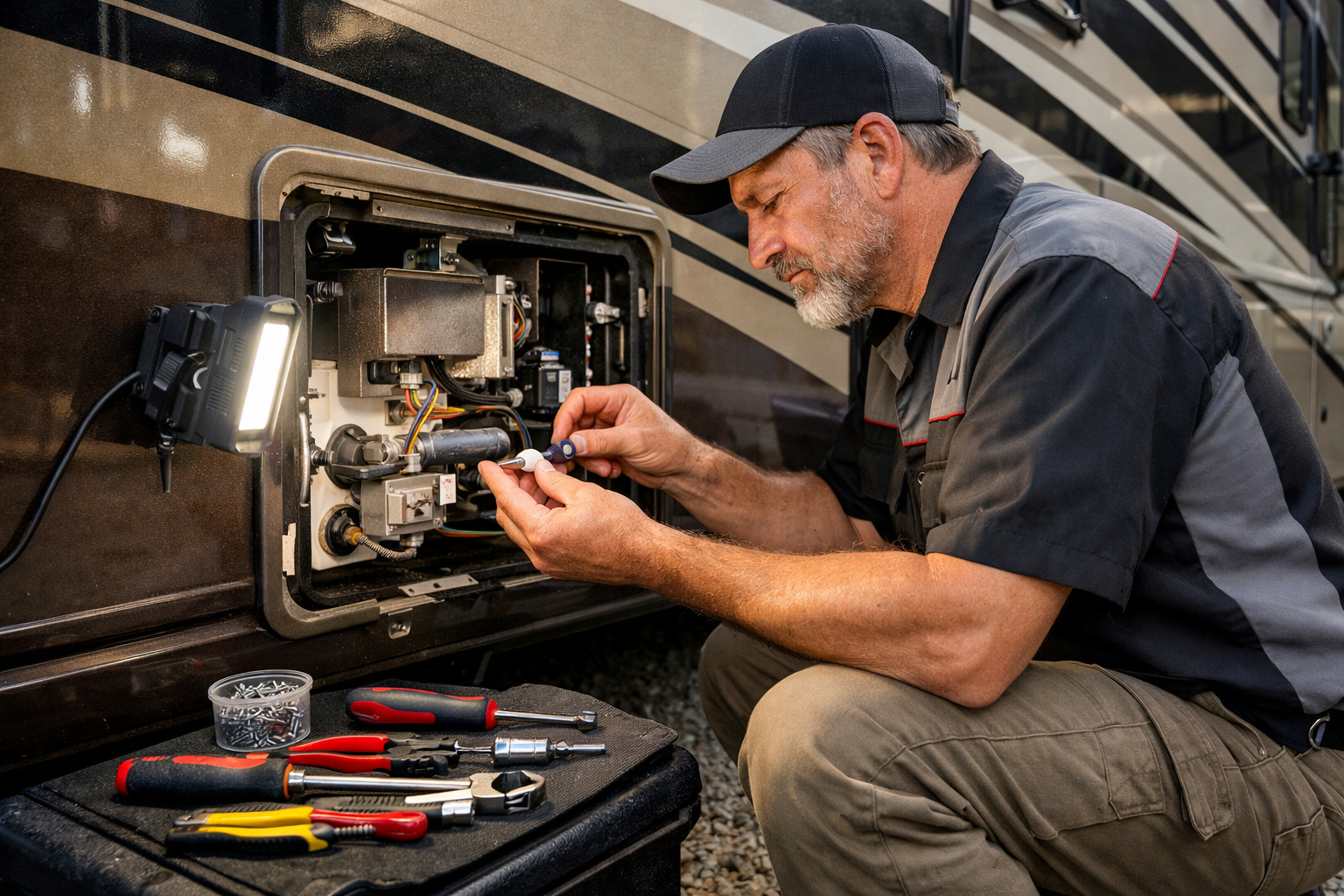 Tiffin Wayfarer – Furnace Igniter & Control Board Replacement