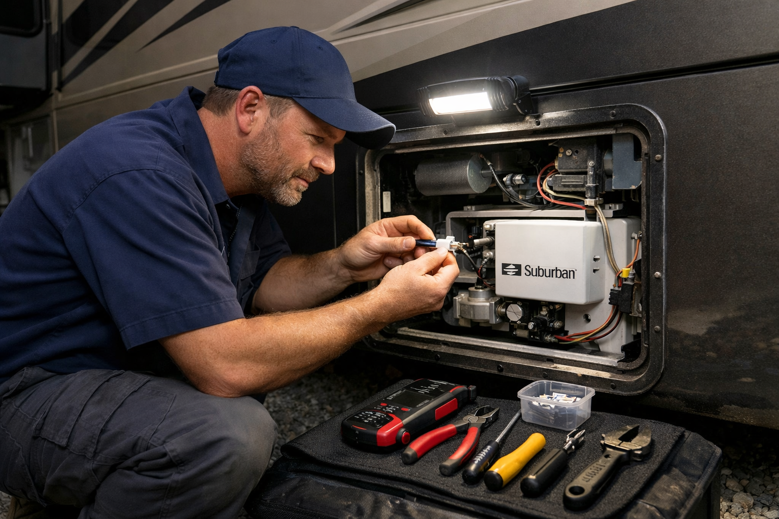 Tiffin Zephyr – Furnace Igniter & Control Board Replacement