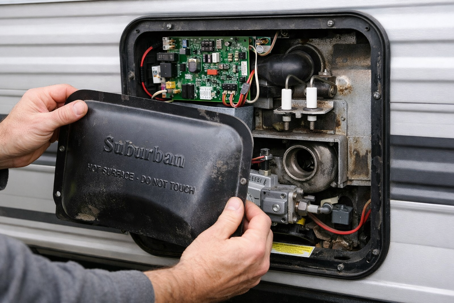 WINNEBAGO MICRO MINNIE 1700BH - Furnace Igniter Replacement