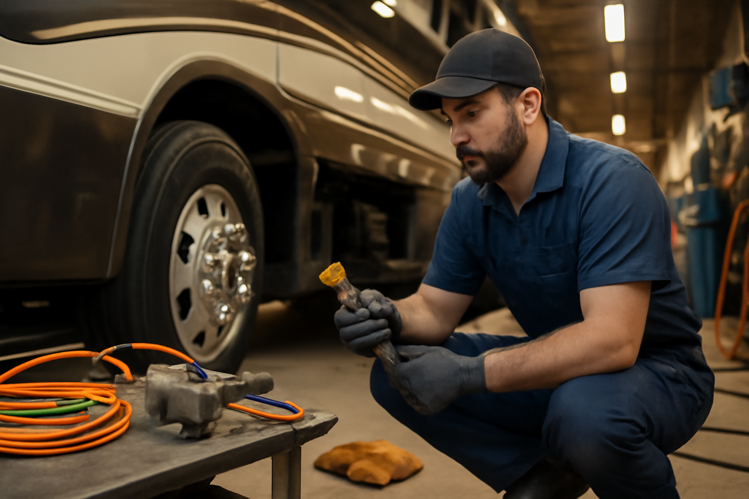 Fleetwood Discovery Park Brake Valve Replacement Guide (Freightliner XC)