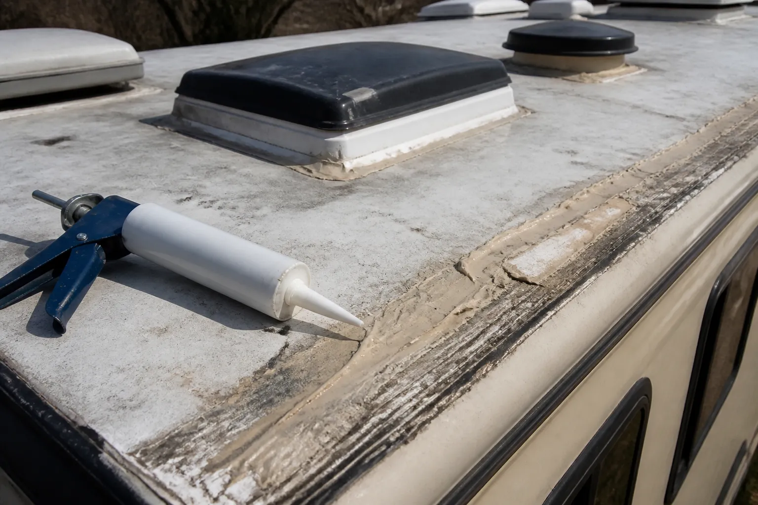 ENTEGRA ACCOLADE (Super C) – Roof Leak Repair and Resealing