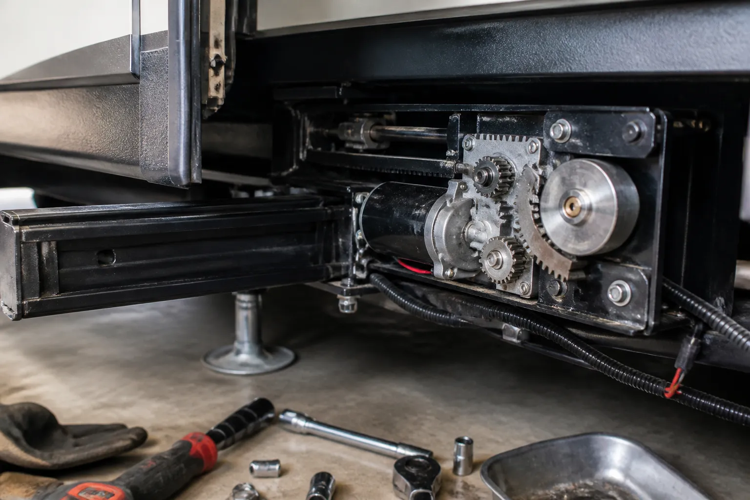 Forest River Impression – RV Slide-Out Motor and Gear Replacement