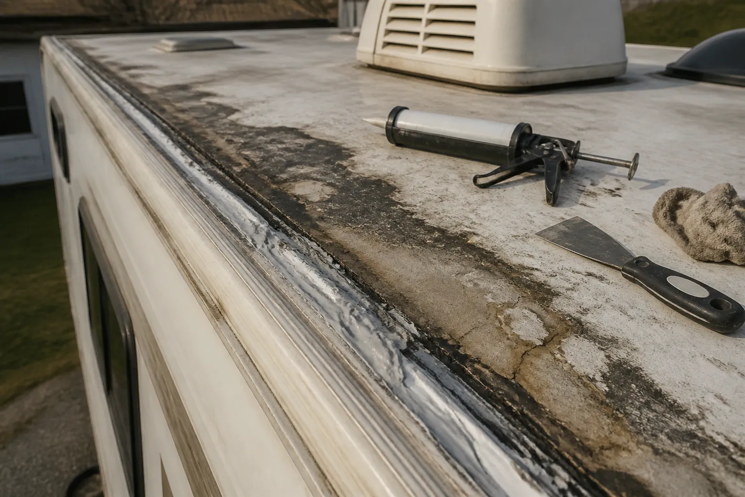 FOREST RIVER SOLERA – Roof Leak Repair and Resealing