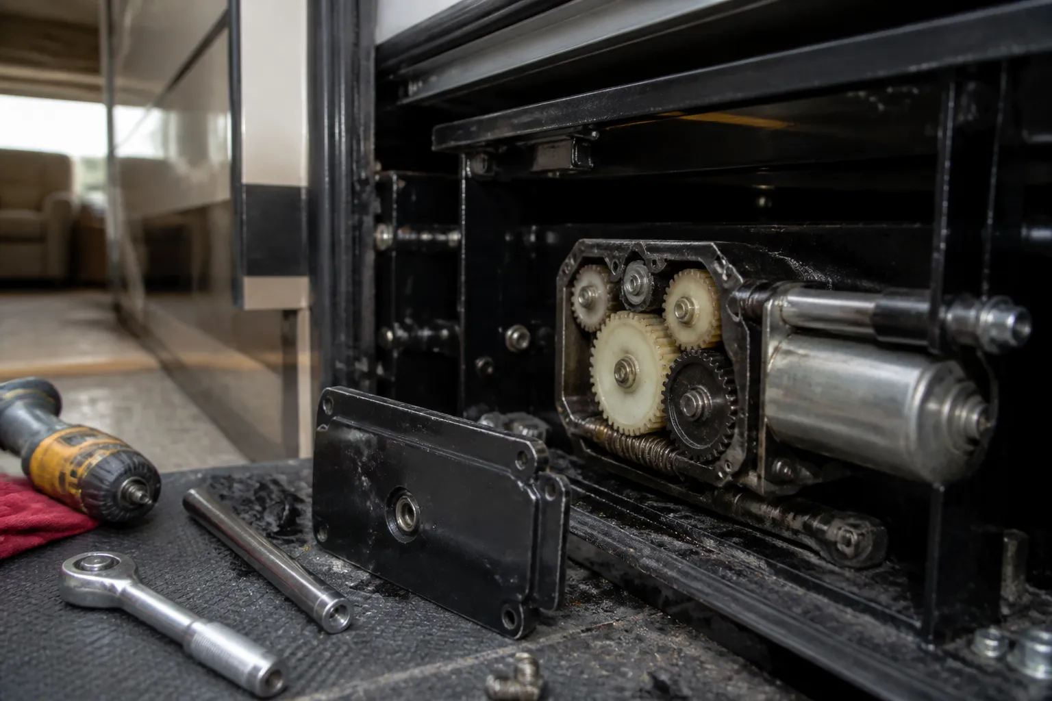 Grand Design Reflection – RV Slide-Out Motor and Gear Replacement