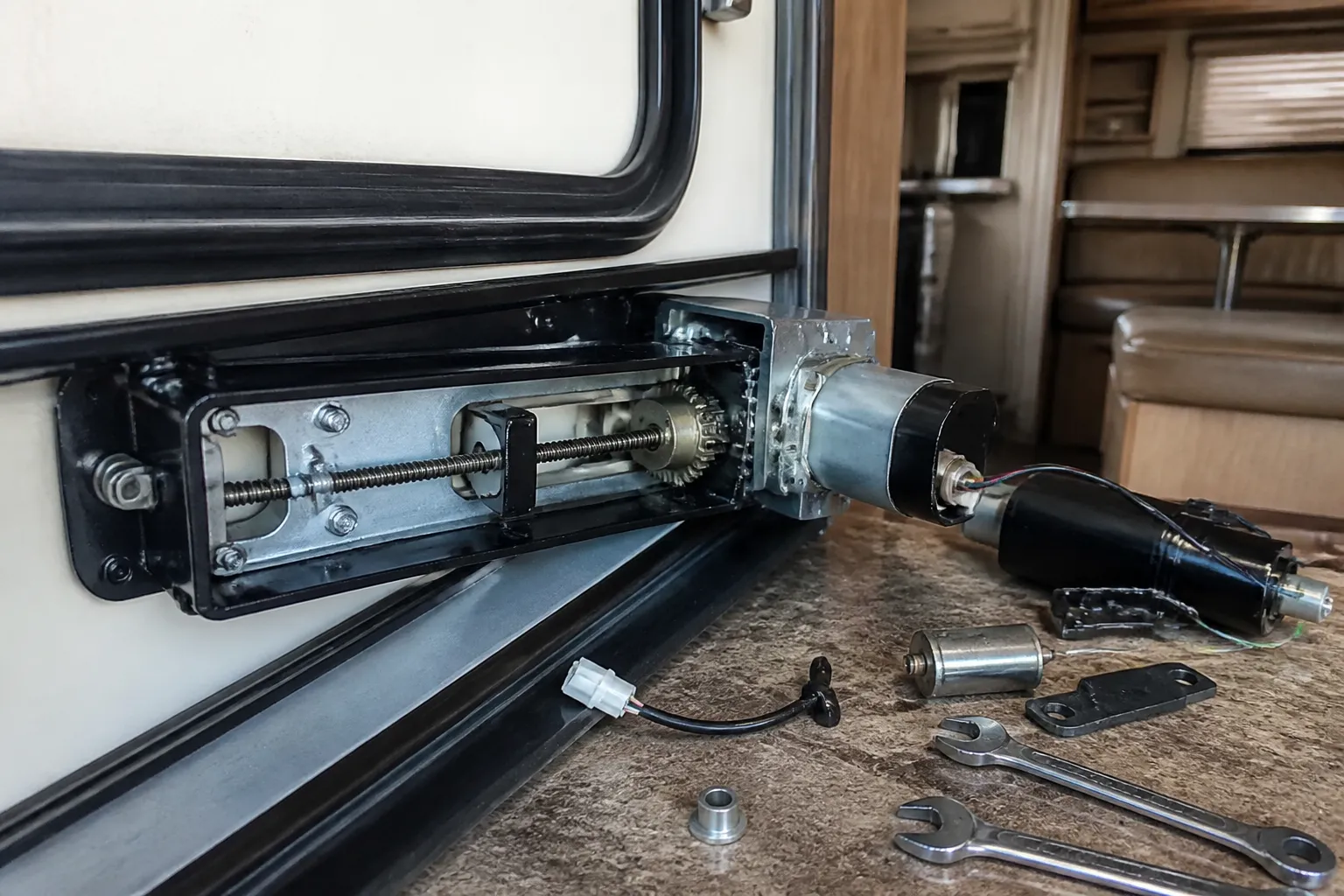 GULF STREAM BT CRUISER – Slide-Out Motor Replacement