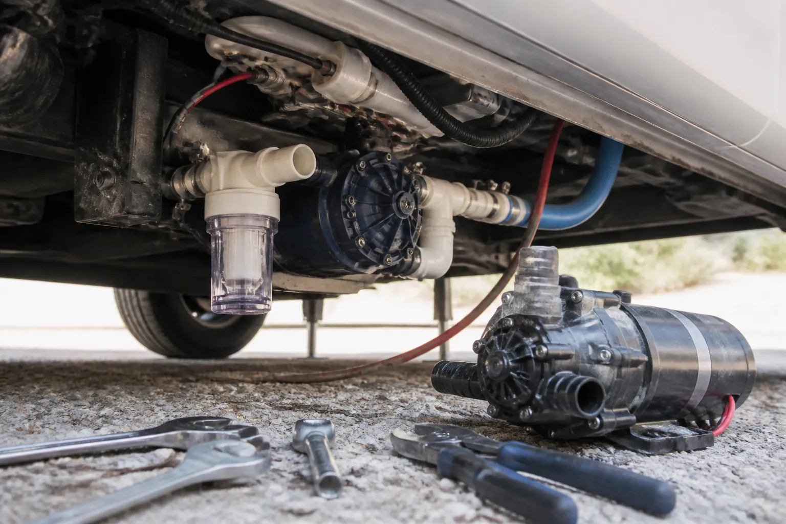 GULF STREAM BT CRUISER – Water Pump Replacement