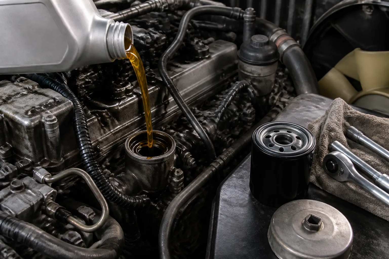 HOLIDAY RAMBLER NAVIGATOR – Diesel Engine Oil Service