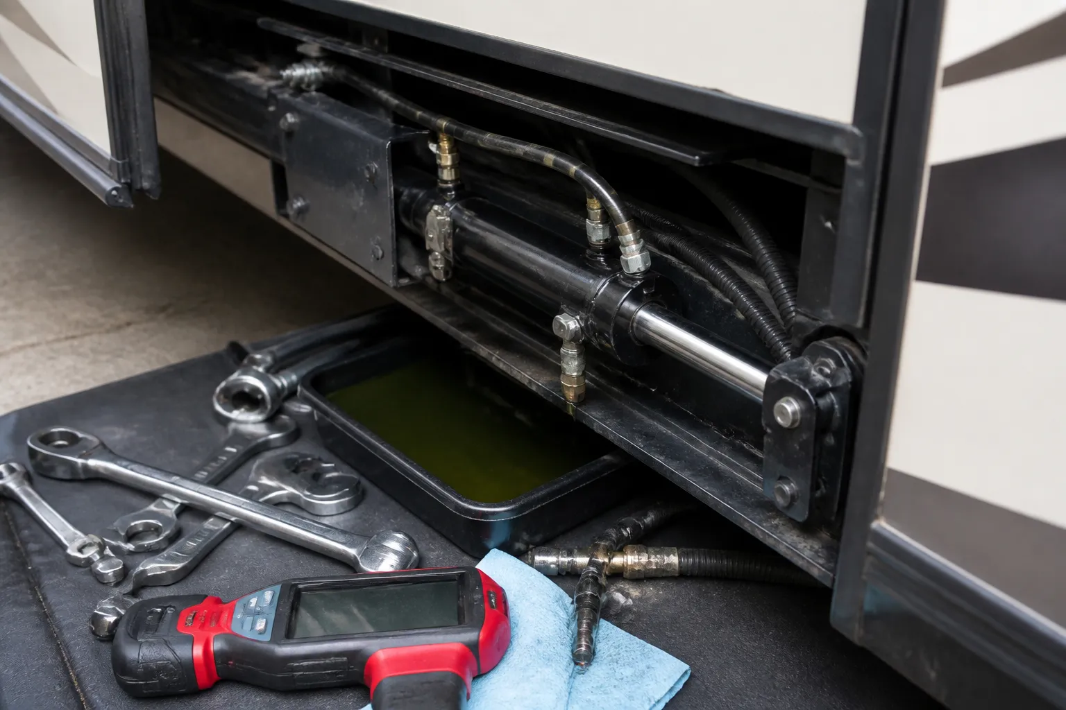 HOLIDAY RAMBLER NAVIGATOR – Slide-Out Hydraulic Service