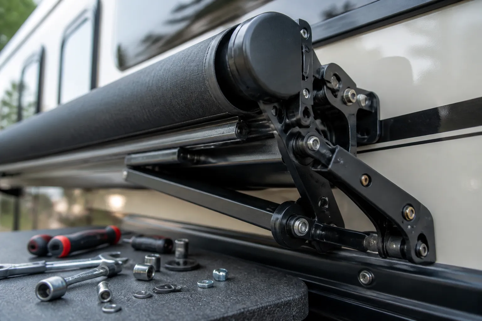 JAYCO MELBOURNE – Awning Mechanism Repair and Fabric Replacement