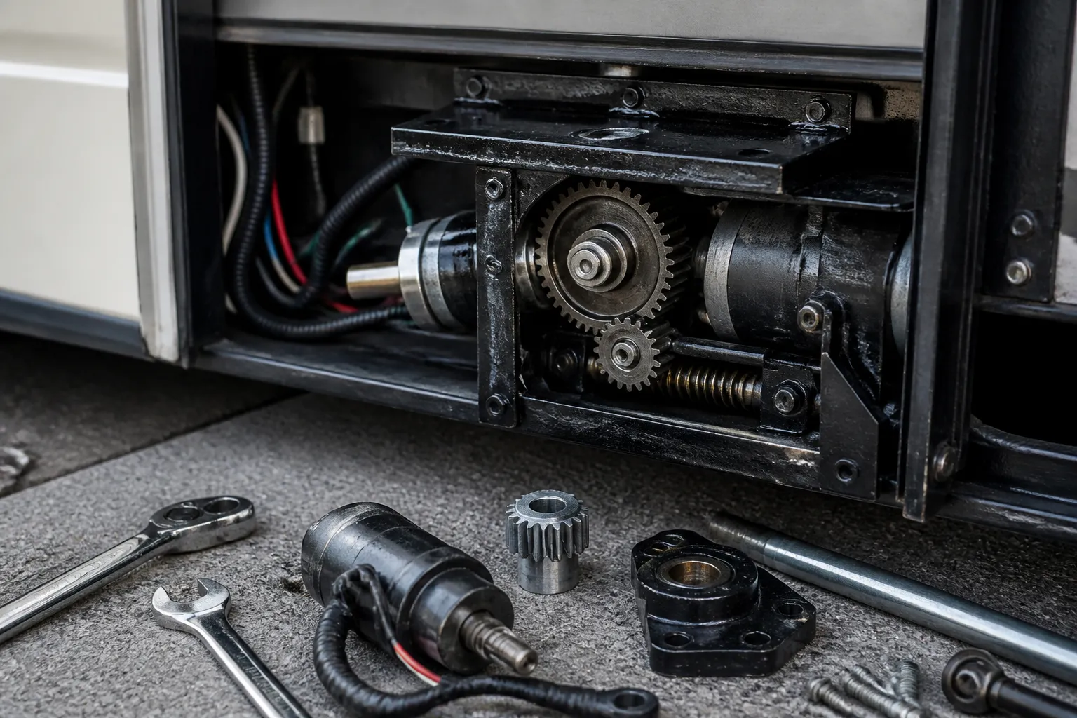 Jayco North Point – RV Slide-Out Motor and Gear Replacement