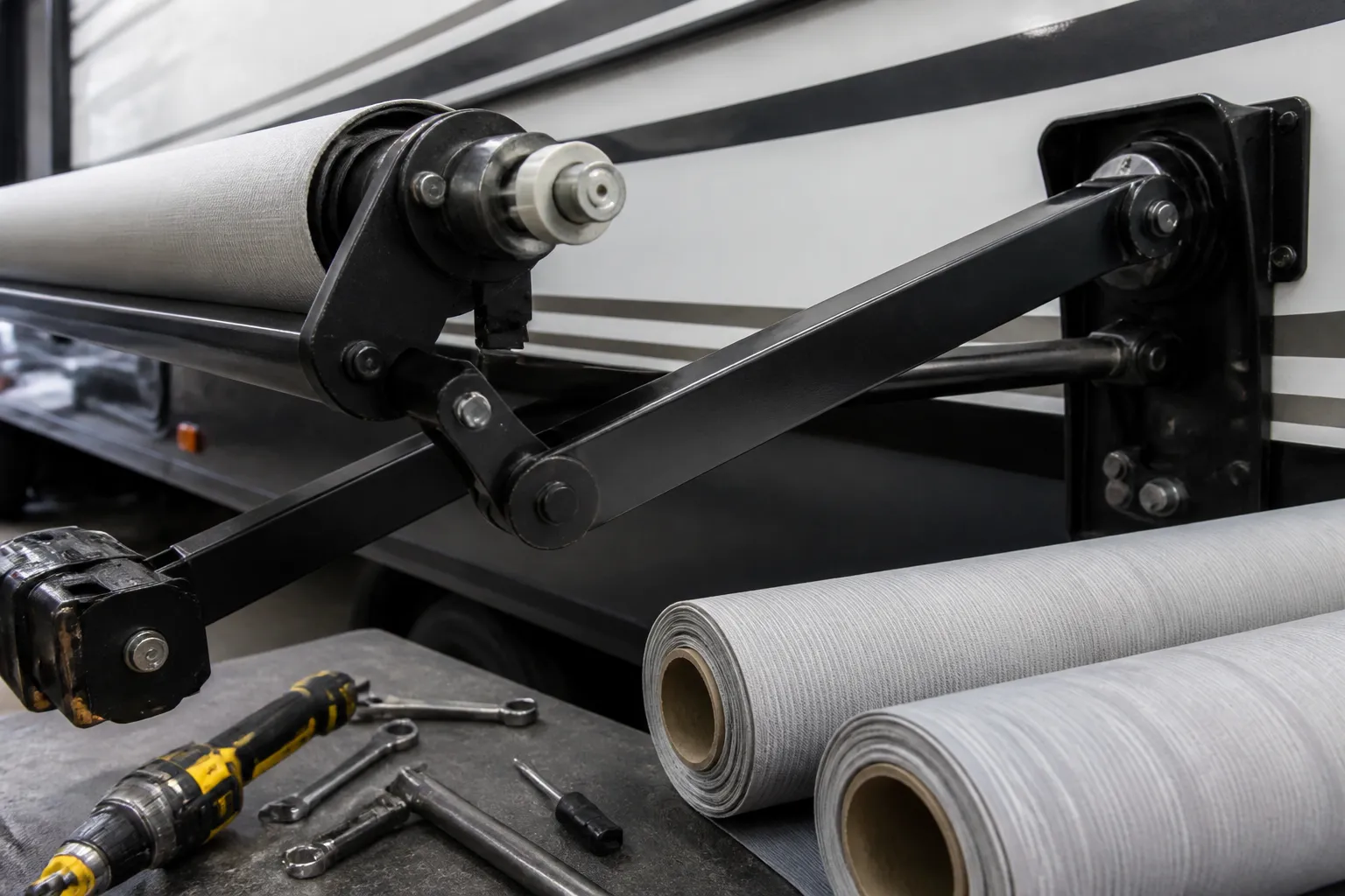 JAYCO TERRAIN – Awning Mechanism Repair and Fabric Replacement