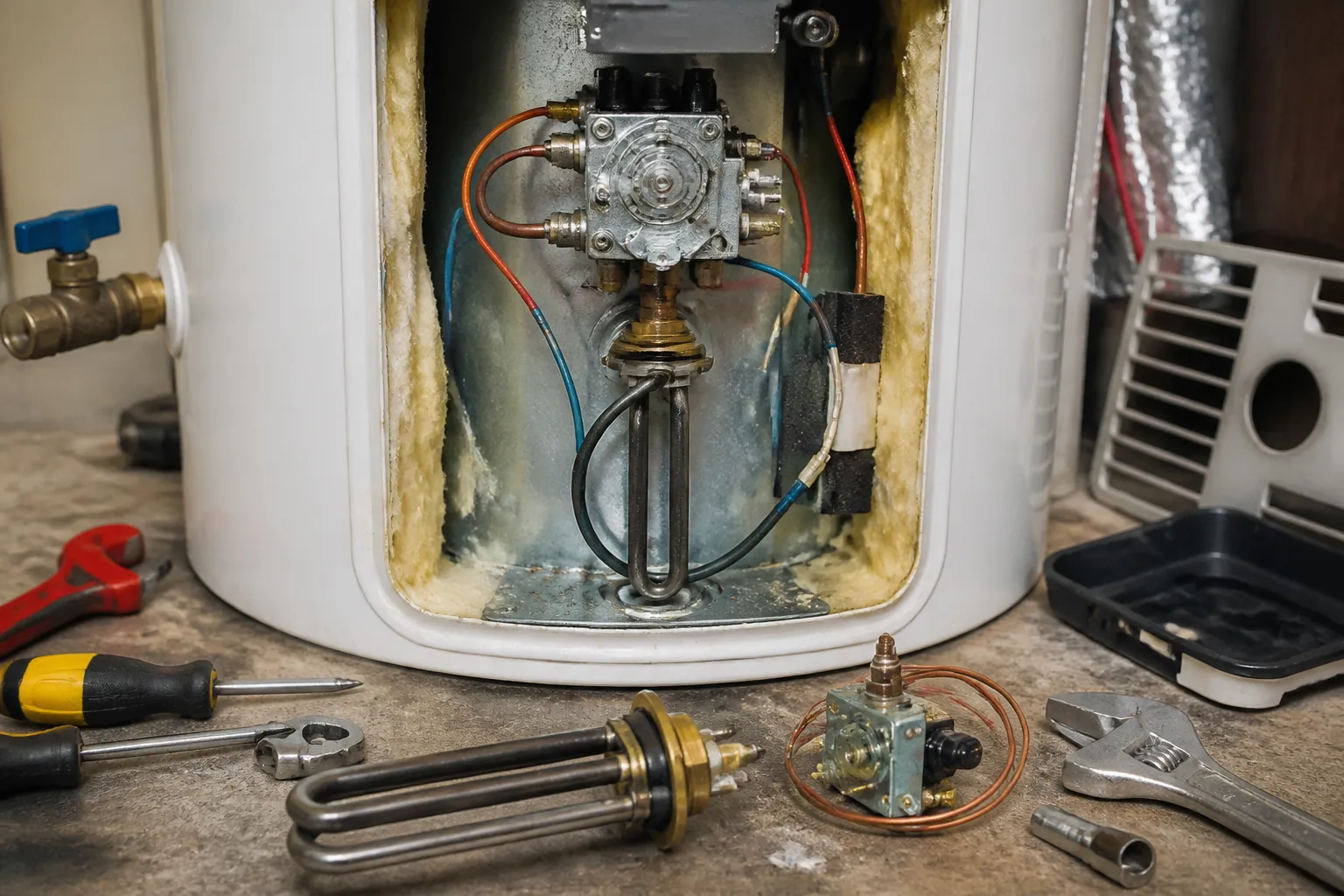 Keystone Alpine – RV Water Heater Thermostat and Heating Element Replacement