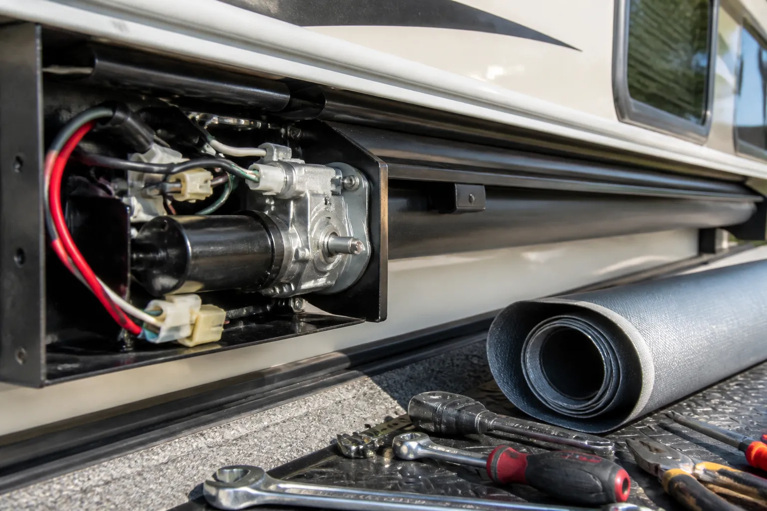 Keystone Montana – RV Awning Fabric and Motor Replacement