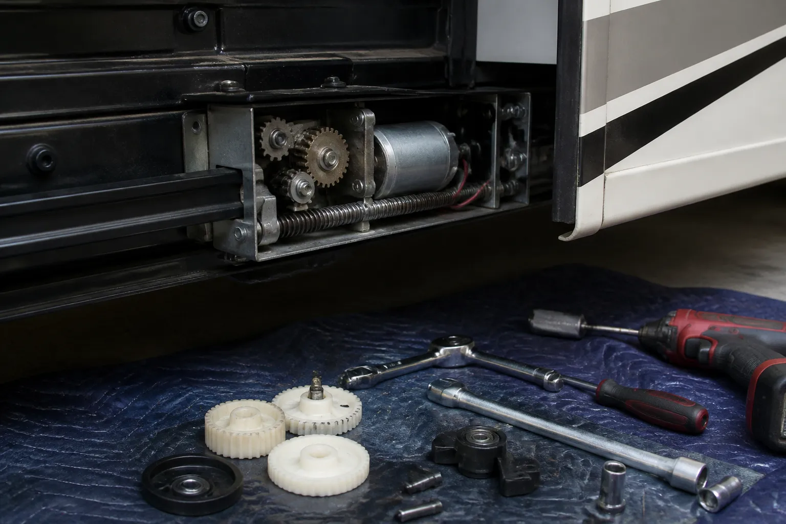 Keystone Montana – RV Slide-Out Motor and Gear Replacement