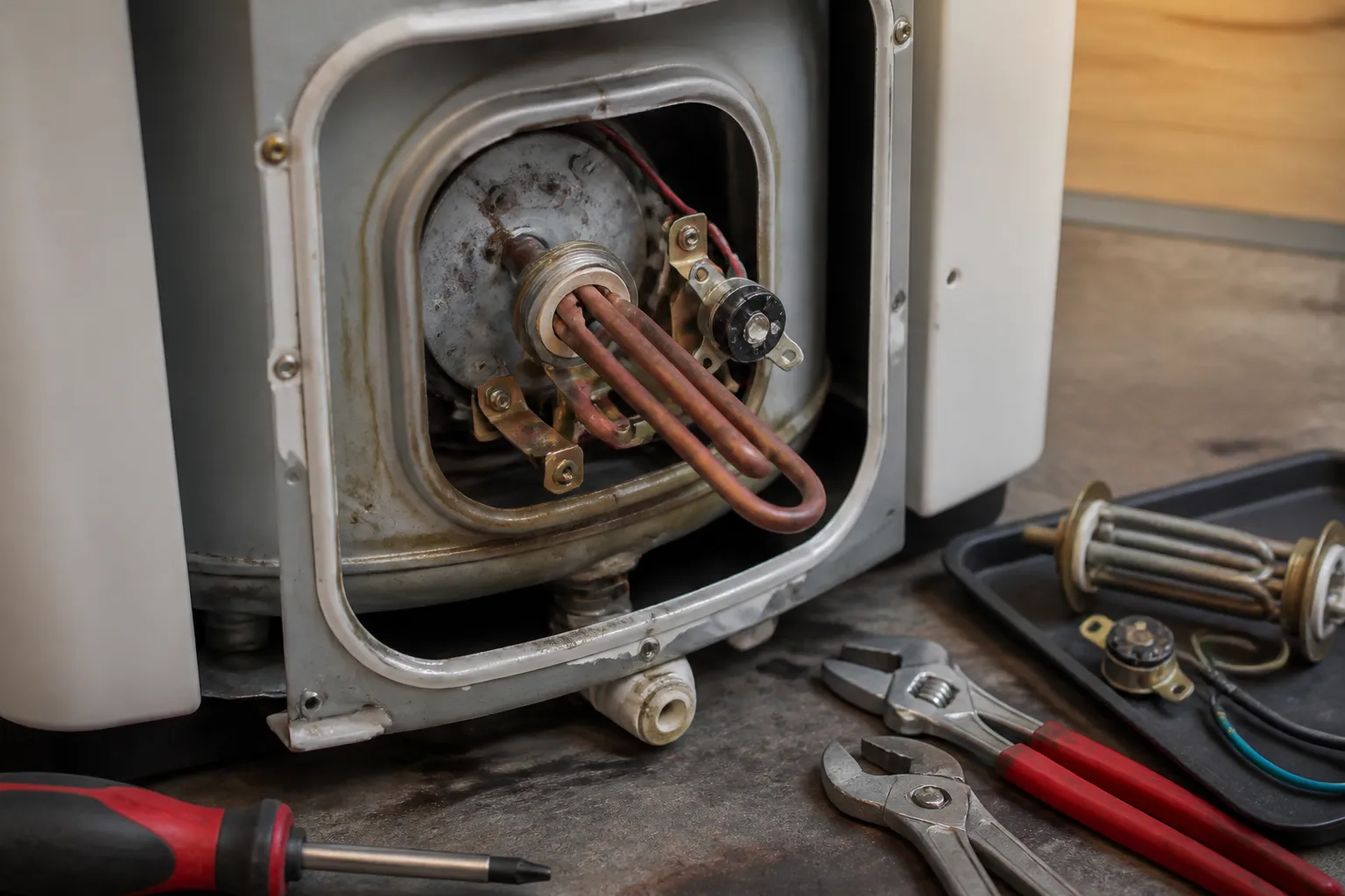 KZ Durango – RV Water Heater Thermostat and Heating Element Replacement