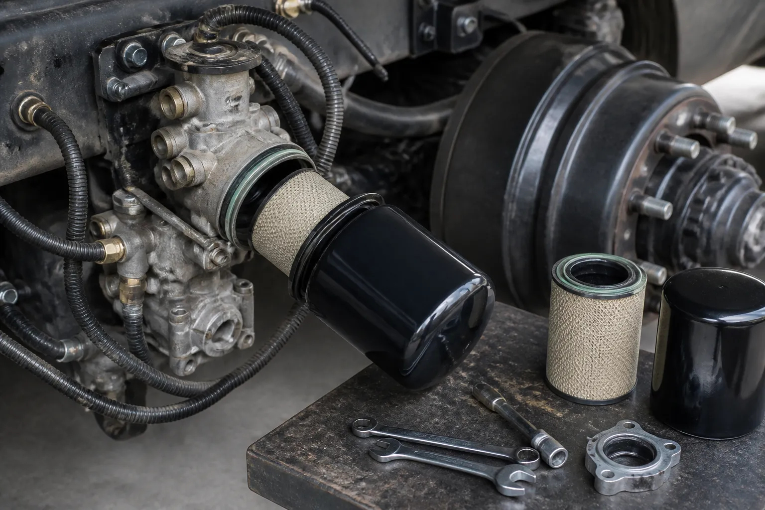 NEWMAR DUTCH STAR – Air Brake System Maintenance and Air Dryer Cartridge Replacement