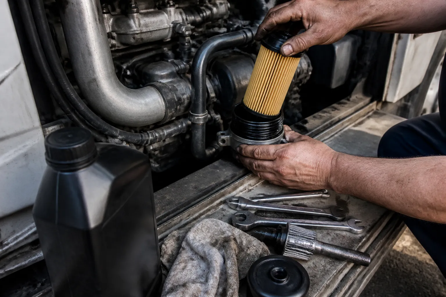 NEWMAR DUTCH STAR – Diesel Engine Oil and Filter Service