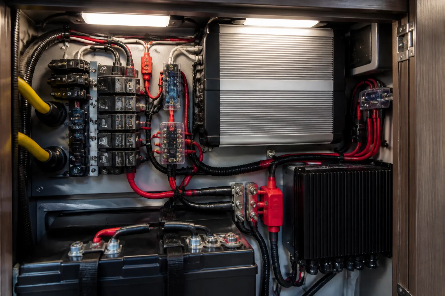 PLEASURE-WAY ASCENT – Electrical Inverter and Shore Power Integration Service