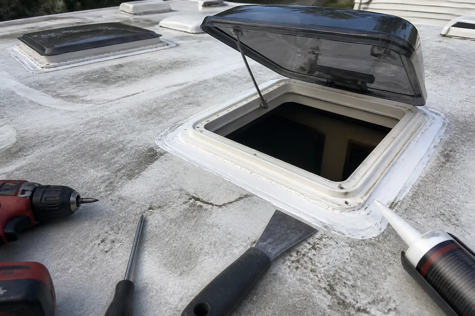 ROADTREK ZION – Roof Seal and Skylight Maintenance