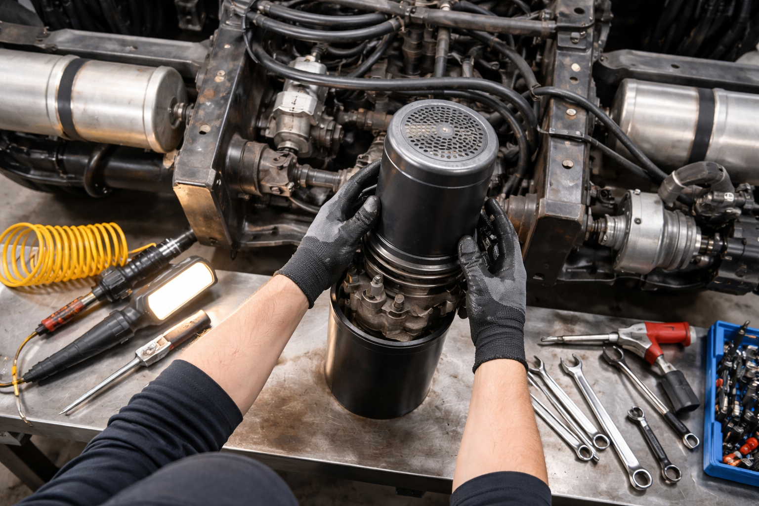 Class A Diesel Pusher Air Dryer Cartridge Replacement Guide