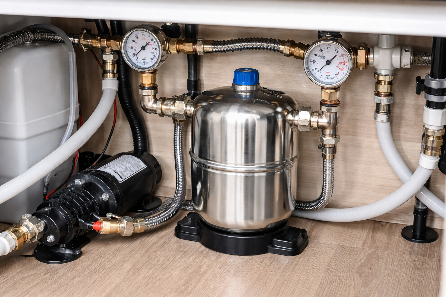 RV Water Accumulator Tank Installation: Stop Pump Cycling
