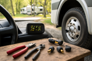I Installed a TireMinder TPMS on My Fifth Wheel and Caught a Slow Leak at 60 MPH