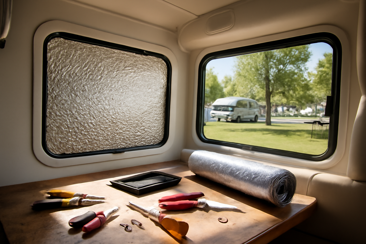I Insulated My RV Windows With Reflectix and Dropped Interior Temp 15 Degrees