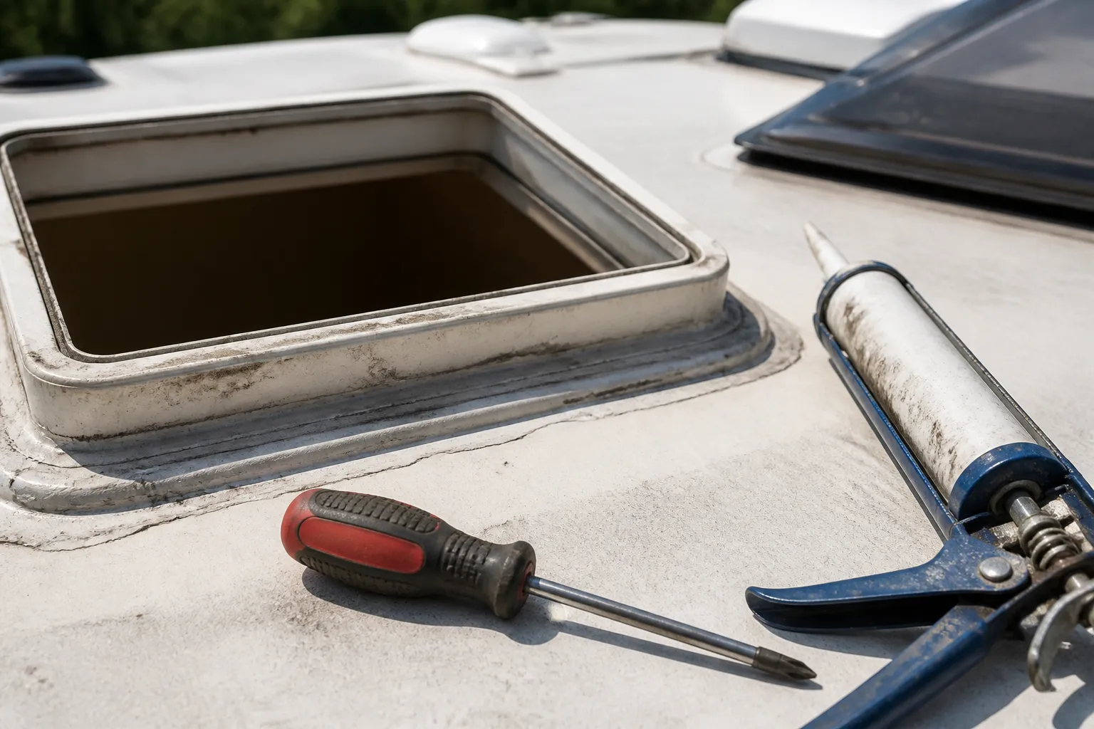 STORYTELLER OVERLAND BEAST MODE – Roof Seal and Skylight Maintenance