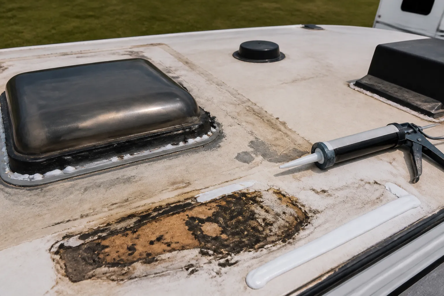 TIFFIN WAYFARER – Roof Leak Repair and Resealing