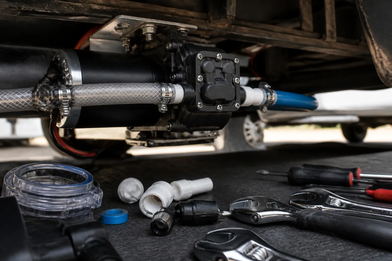 TIFFIN WAYFARER – Water Pump Replacement