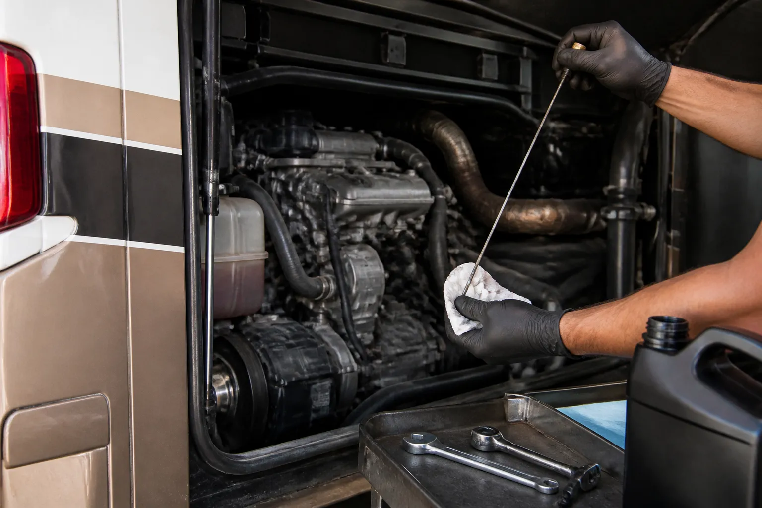 TIFFIN ZEPHYR – Diesel Engine Oil Service