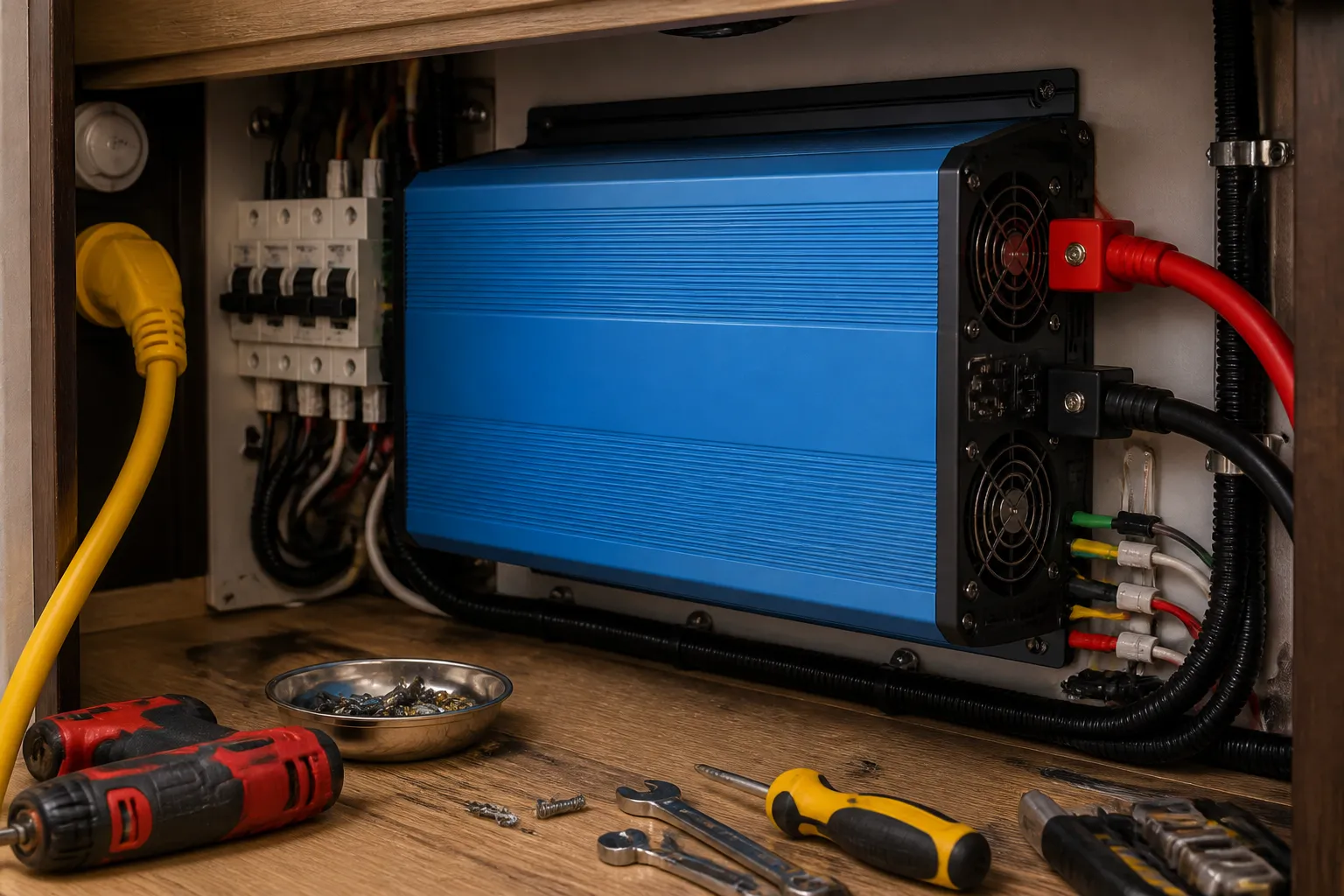 WINNEBAGO EKKO – Electrical Inverter and Shore Power Integration Service