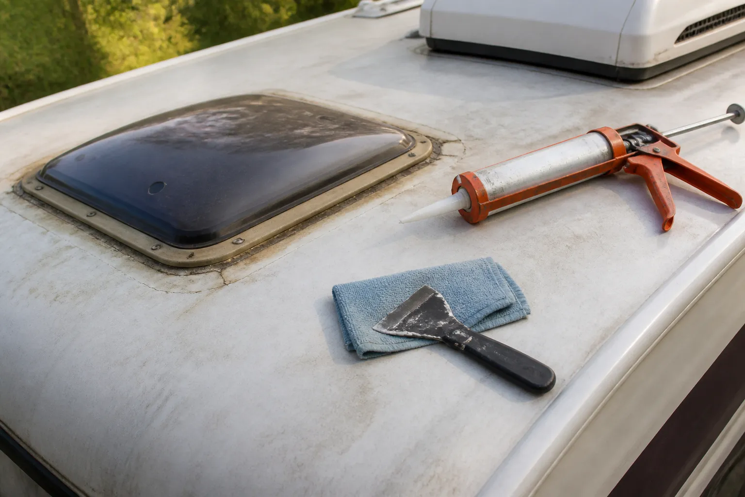 WINNEBAGO EKKO – Roof Seal and Skylight Maintenance